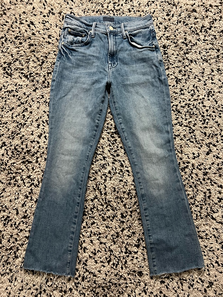 Mother Jeans The Insider Ankle Fray Herbal Remedy Women’s Size 24